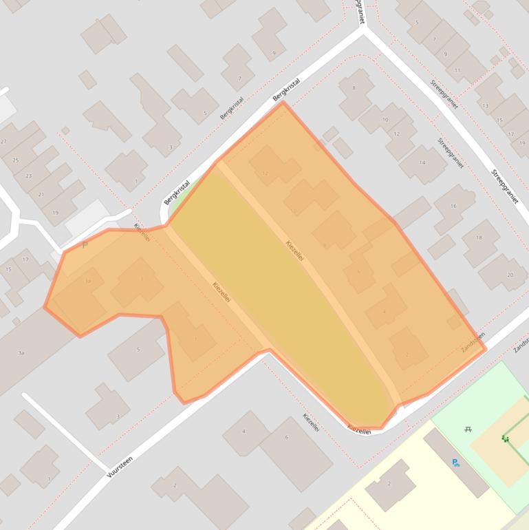 Kaart van postcodegebied 5453LX.