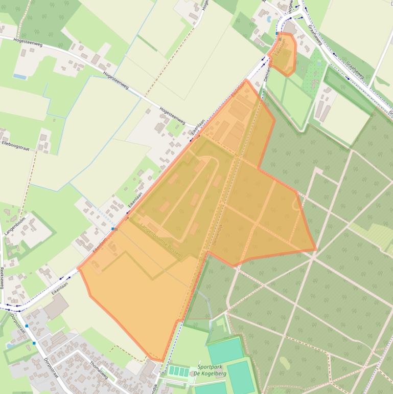 Kaart van postcodegebied 5453RV.