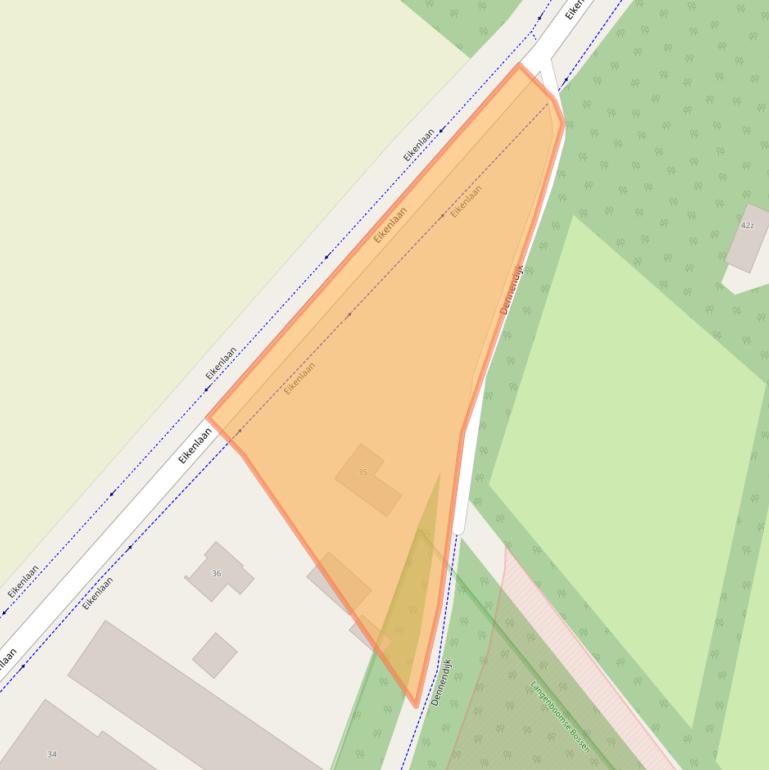 Kaart van postcodegebied 5453RW.