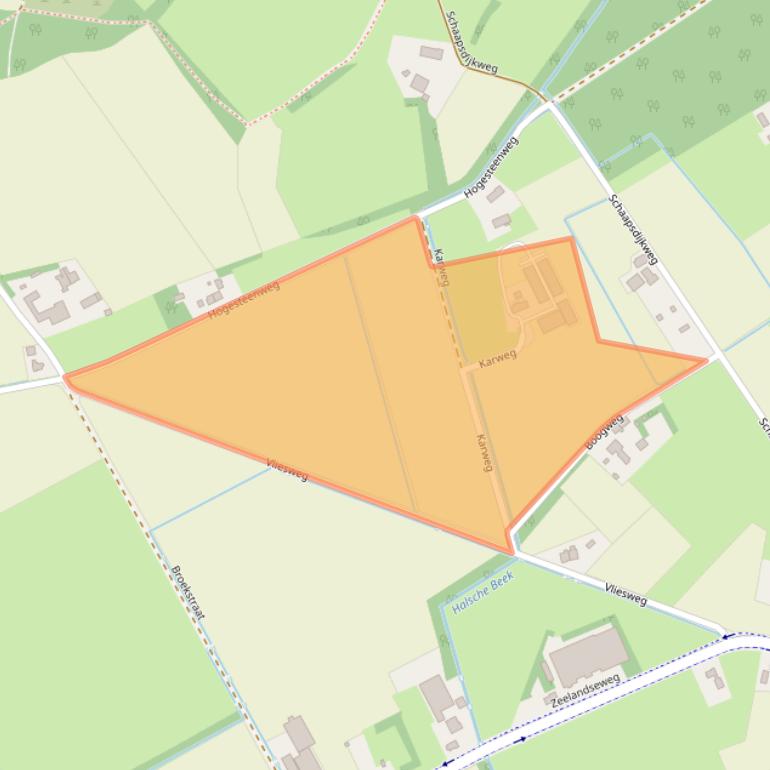 Kaart van postcodegebied 5453SB.