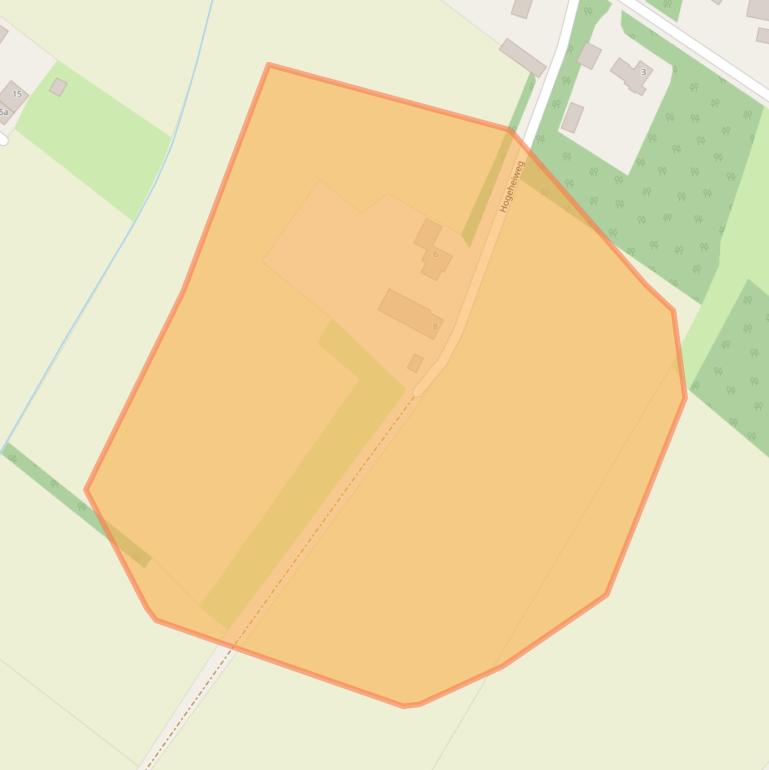 Kaart van postcodegebied 5453SN.