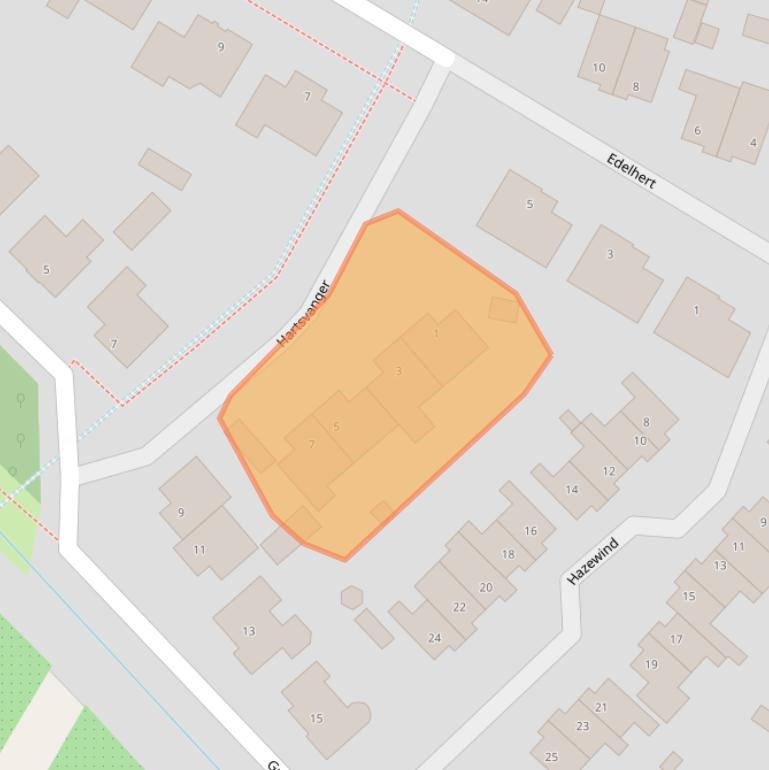 Kaart van postcodegebied 5454HL.