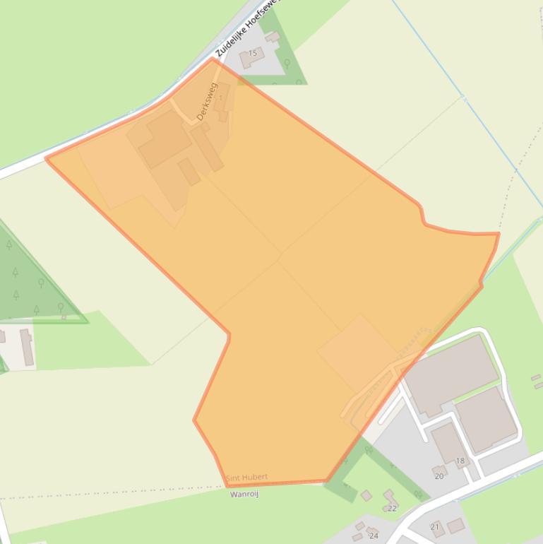 Kaart van postcodegebied 5454ND.