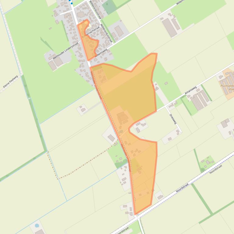 Kaart van postcodegebied 5455GK.