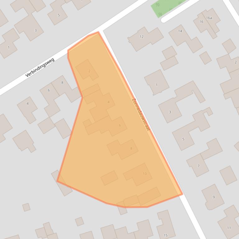 Kaart van postcodegebied 5455GX.