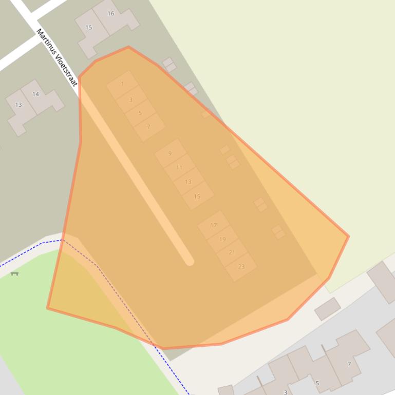 Kaart van postcodegebied 5455HH.