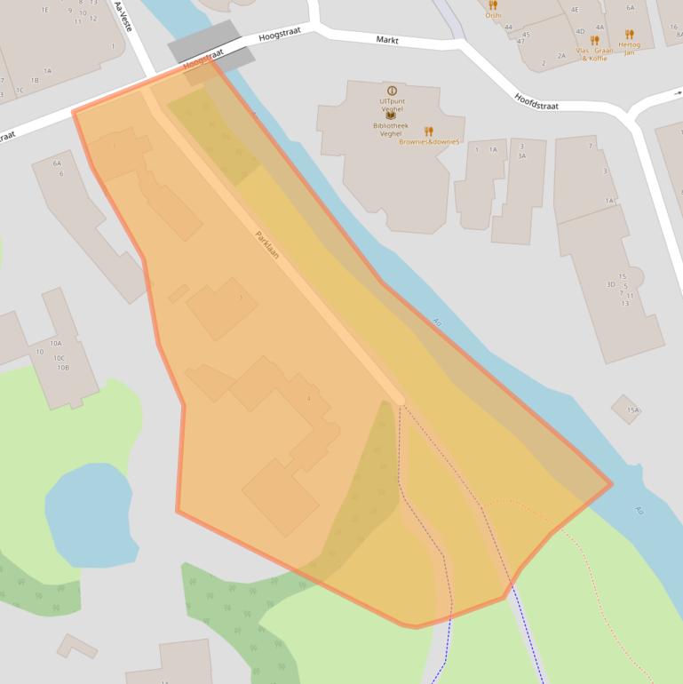 Kaart van postcodegebied 5462CV.