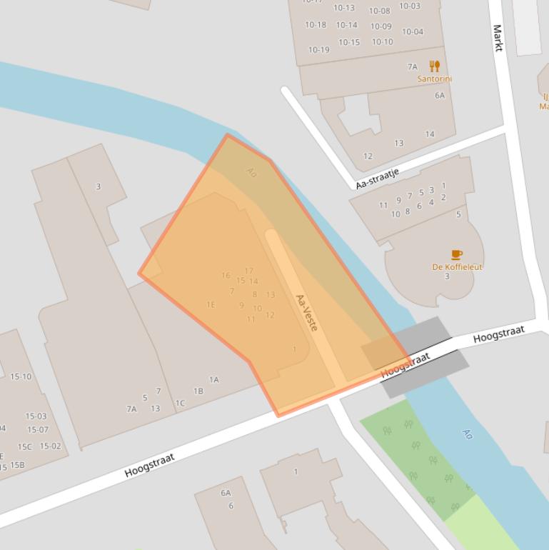 Kaart van postcodegebied 5462CZ.