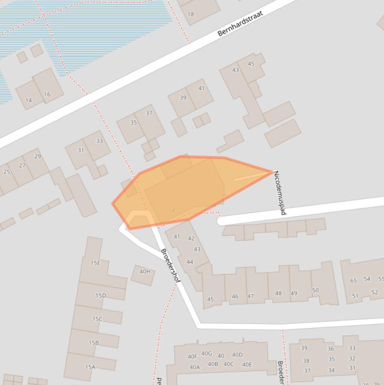 Kaart van postcodegebied 5462ED.