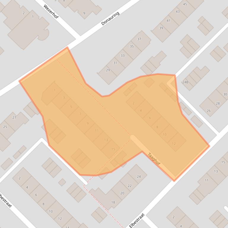 Kaart van postcodegebied 5463AH.