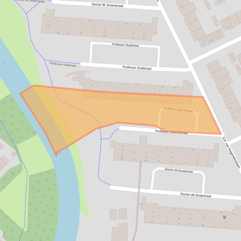 Kaart van postcodegebied 5463BG.