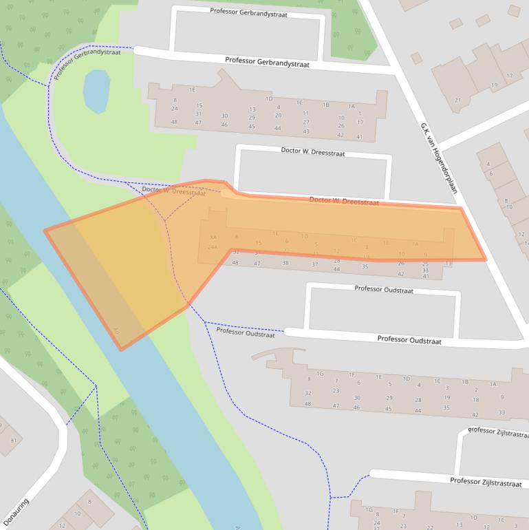 Kaart van postcodegebied 5463BH.