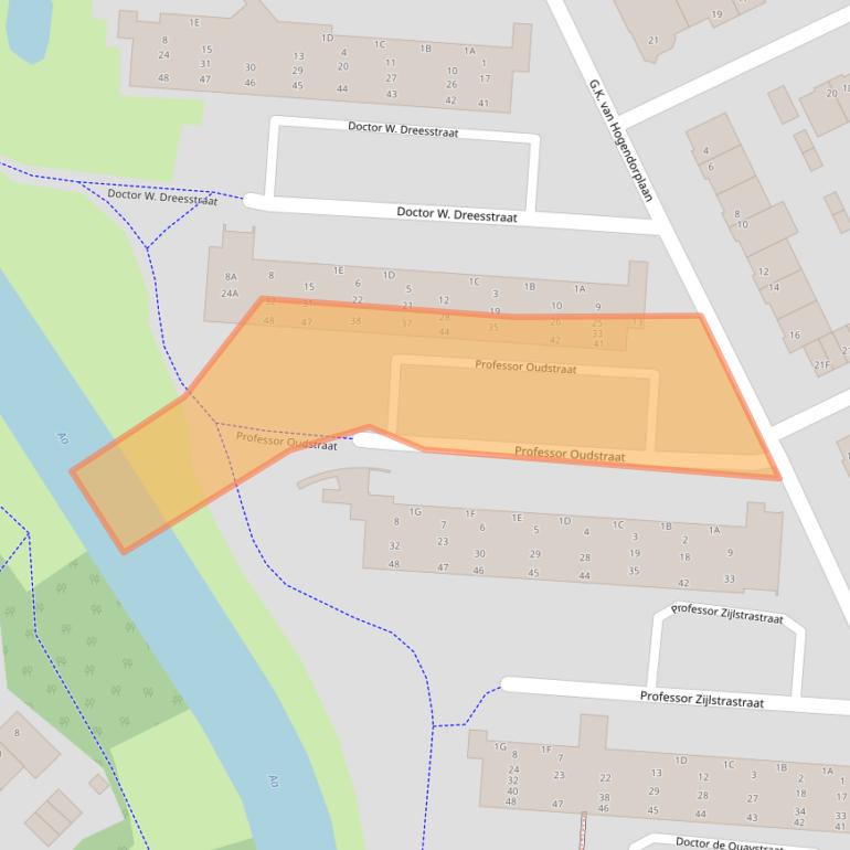 Kaart van postcodegebied 5463BJ.