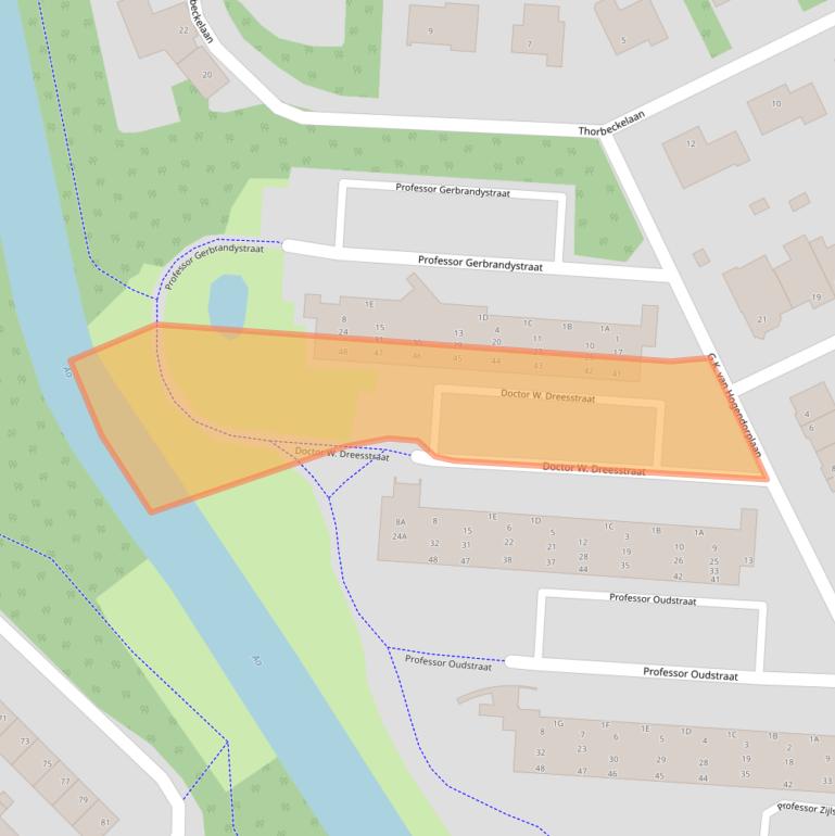 Kaart van postcodegebied 5463BL.