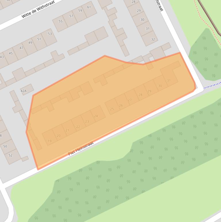 Kaart van postcodegebied 5463EZ.