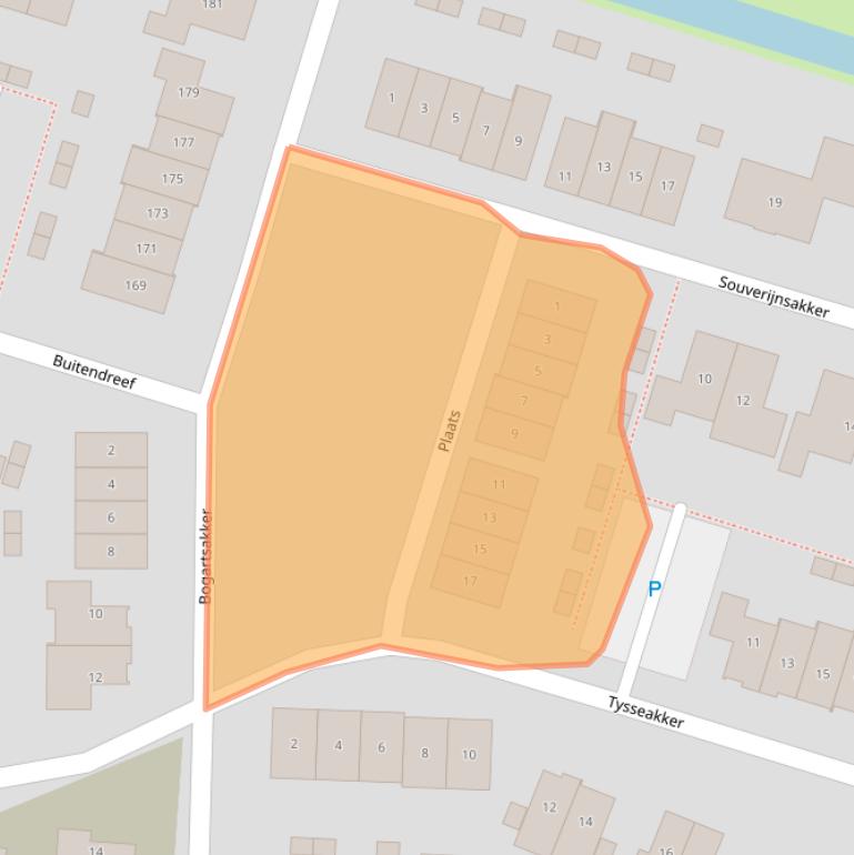 Kaart van postcodegebied 5463MV.