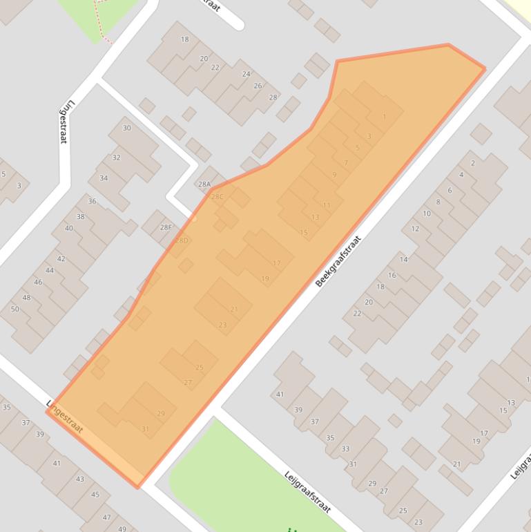 Kaart van postcodegebied 5463RA.