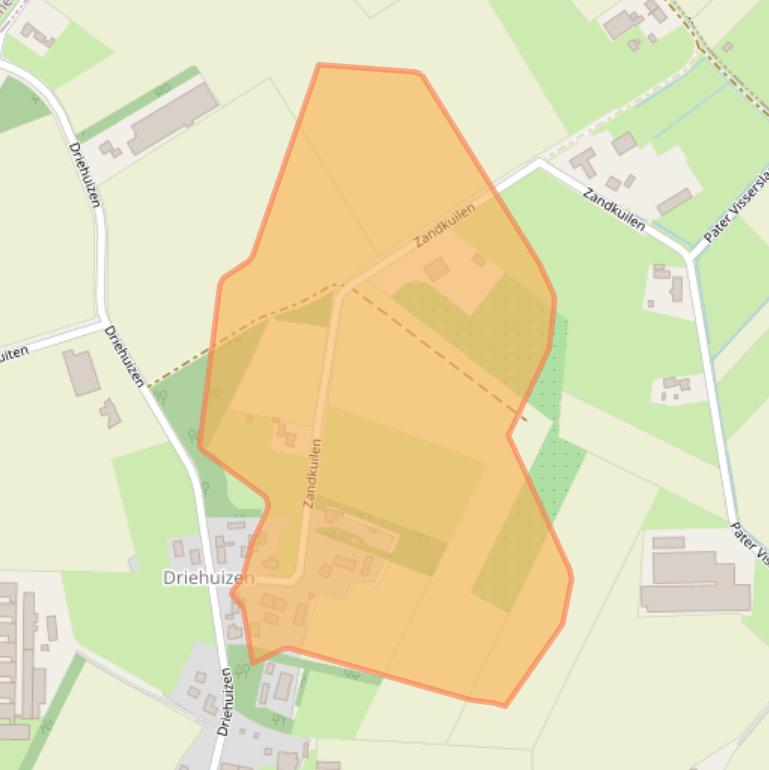 Kaart van postcodegebied 5464RK.