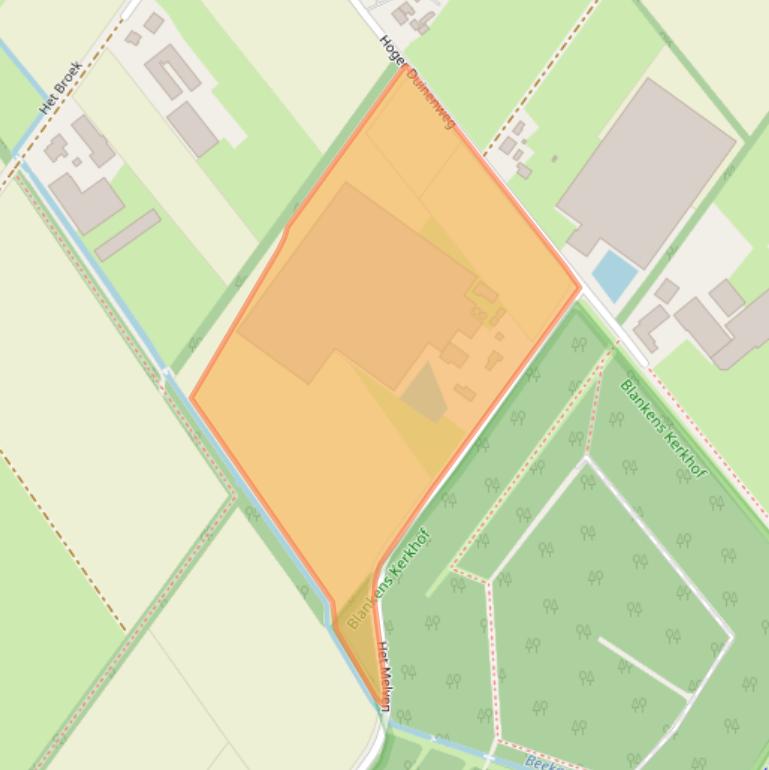 Kaart van postcodegebied 5464TM.