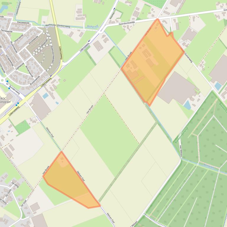 Kaart van postcodegebied 5464TT.