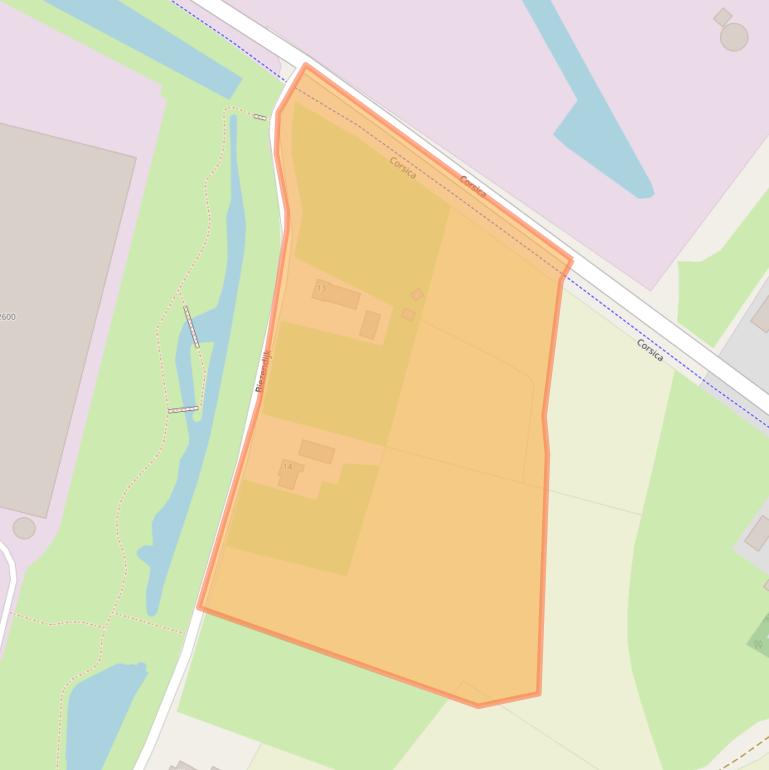 Kaart van postcodegebied 5465LC.