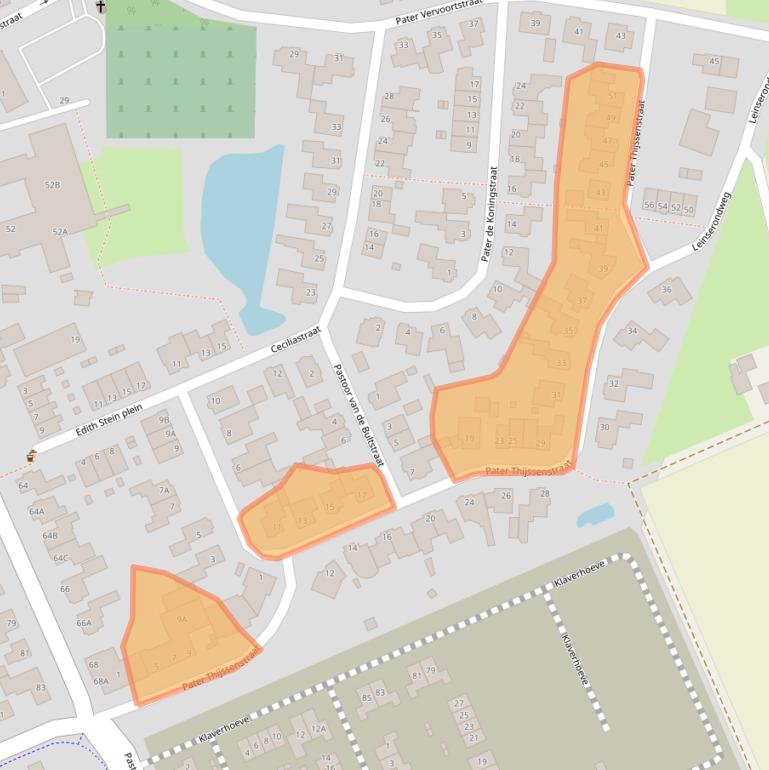 Kaart van postcodegebied 5465SC.