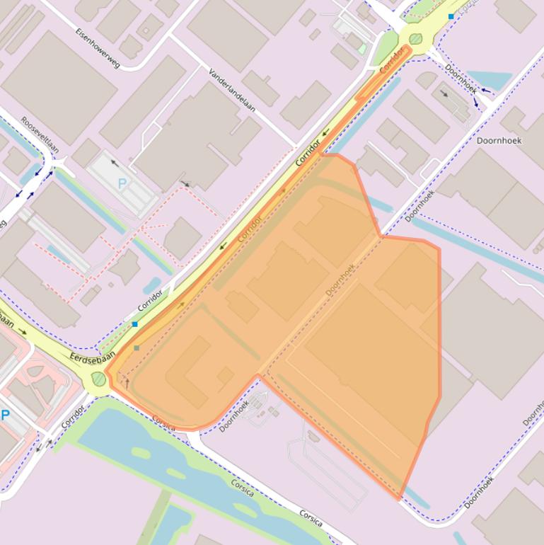 Kaart van postcodegebied 5465TD.