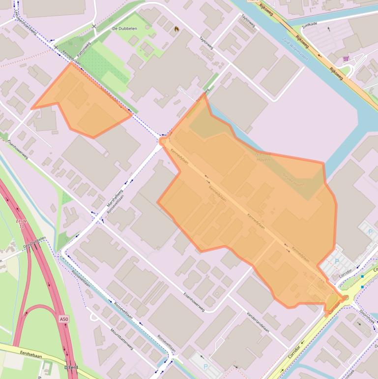 Kaart van postcodegebied 5466AA.