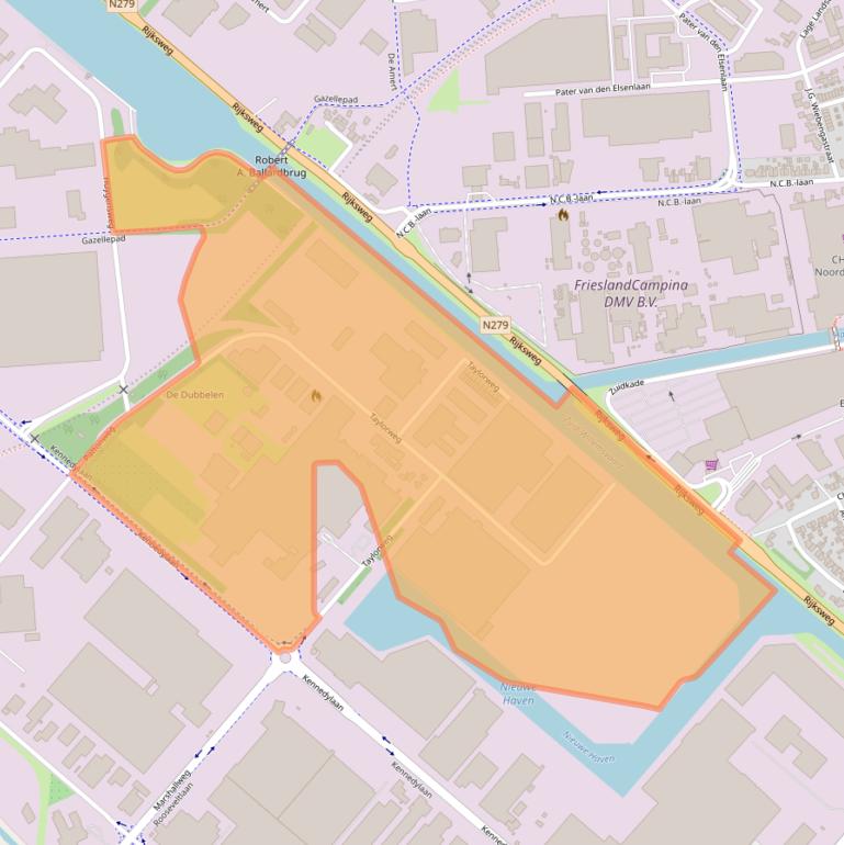 Kaart van postcodegebied 5466AE.