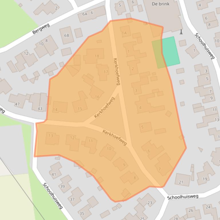 Kaart van postcodegebied 5466PH.