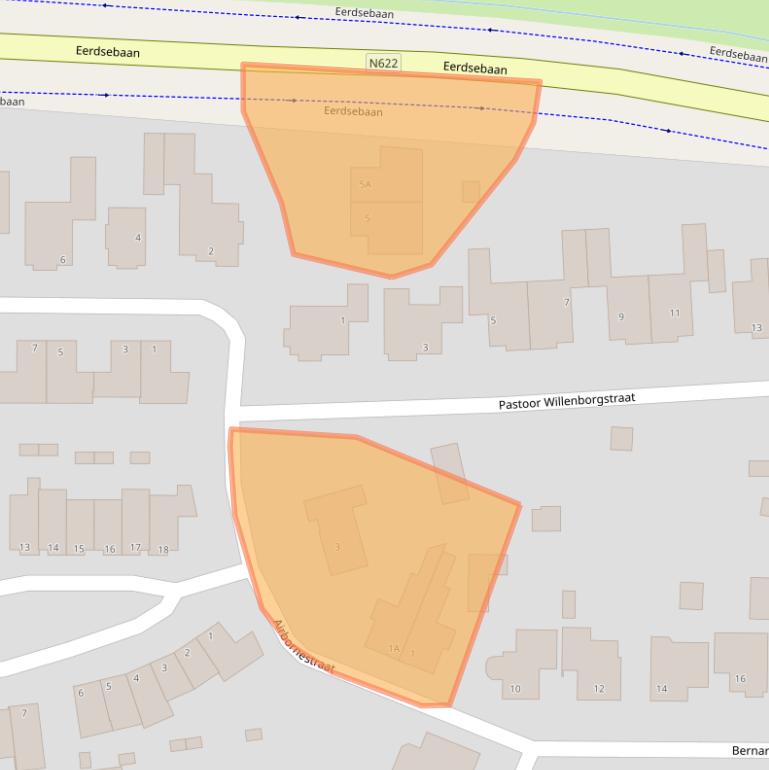 Kaart van postcodegebied 5466PX.