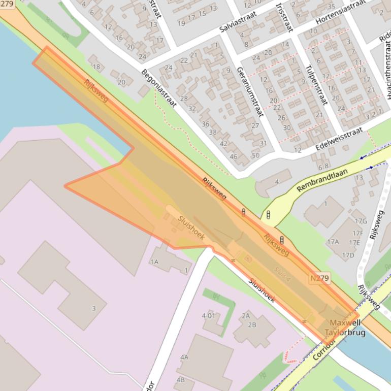 Kaart van postcodegebied 5466RA.