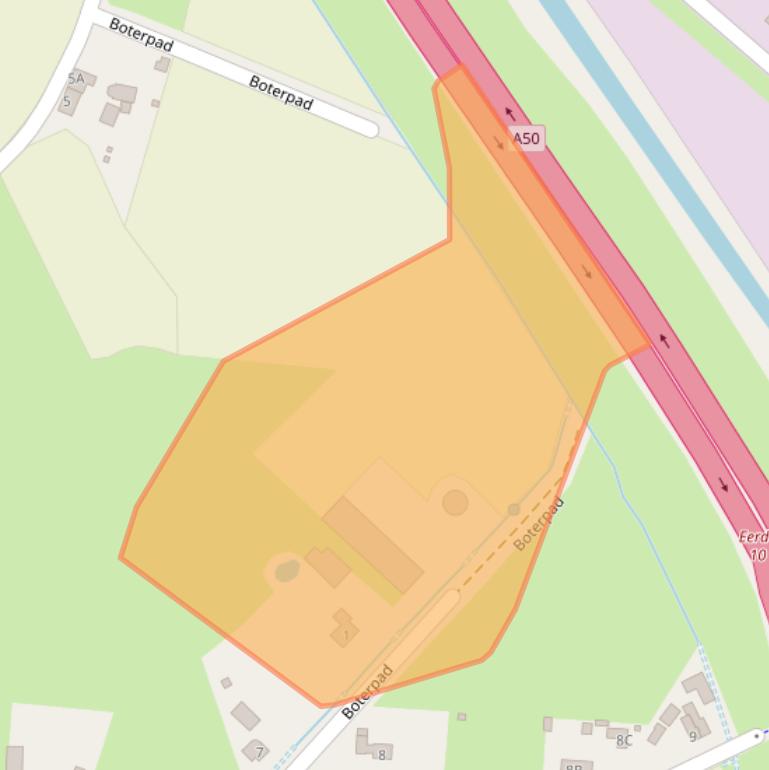 Kaart van postcodegebied 5466RH.