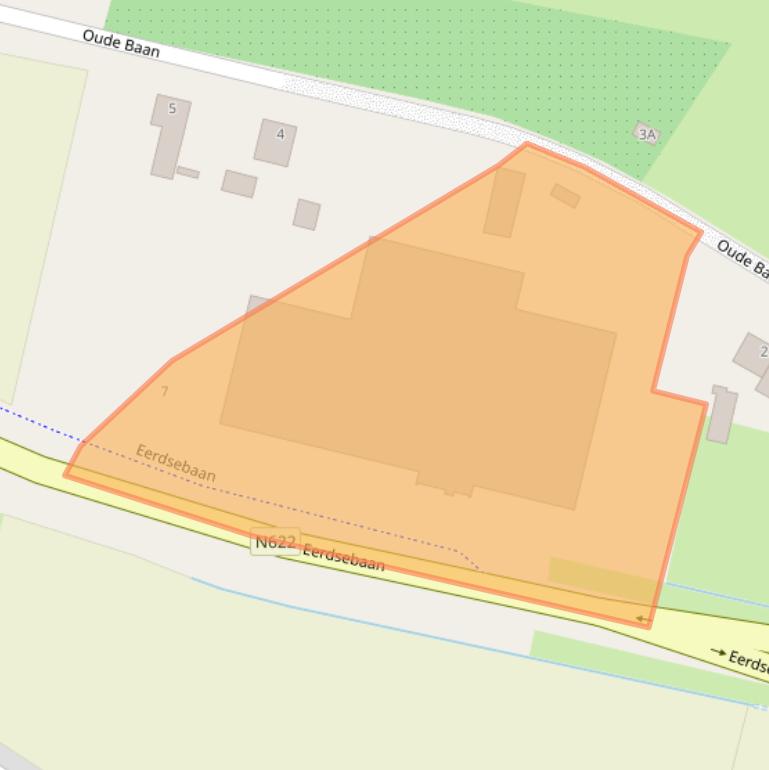 Kaart van postcodegebied 5466RR.