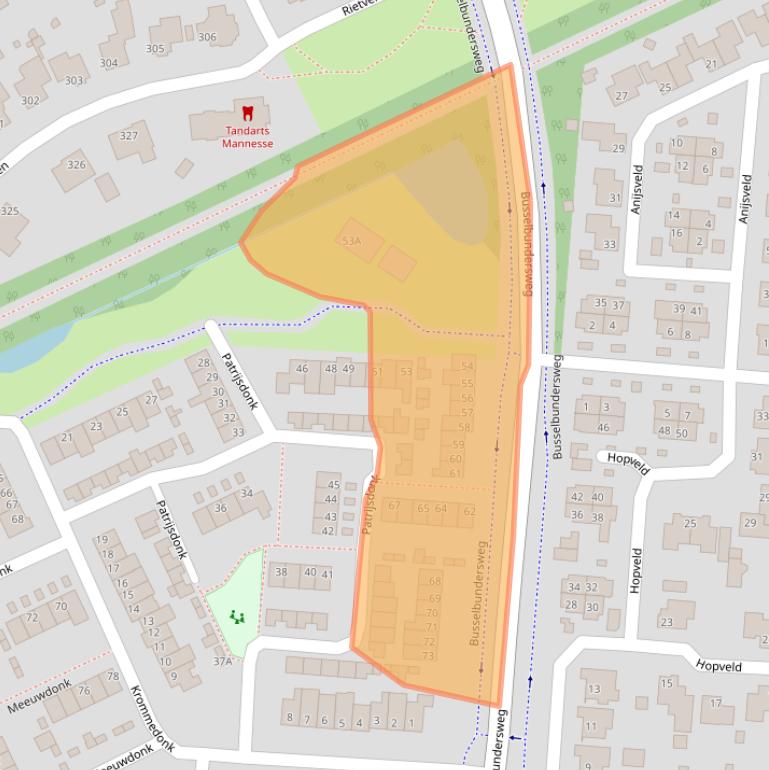 Kaart van postcodegebied 5467AC.