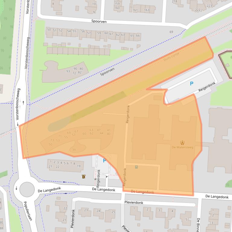 Kaart van postcodegebied 5467AN.