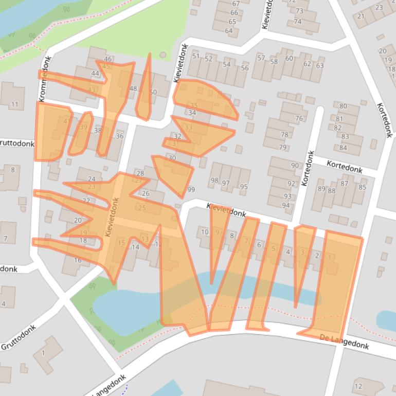 Kaart van postcodegebied 5467AR.