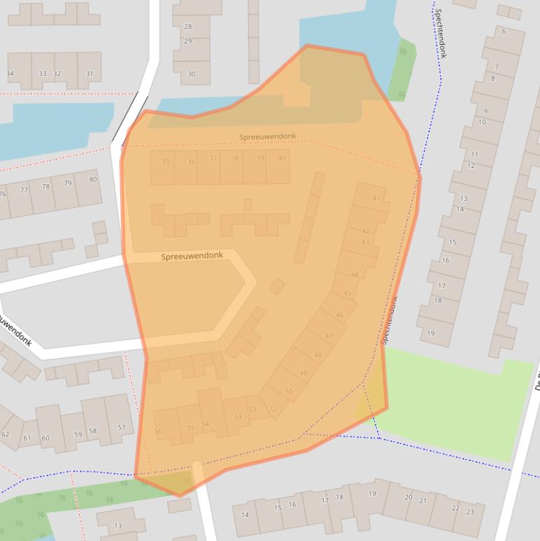 Kaart van postcodegebied 5467CH.