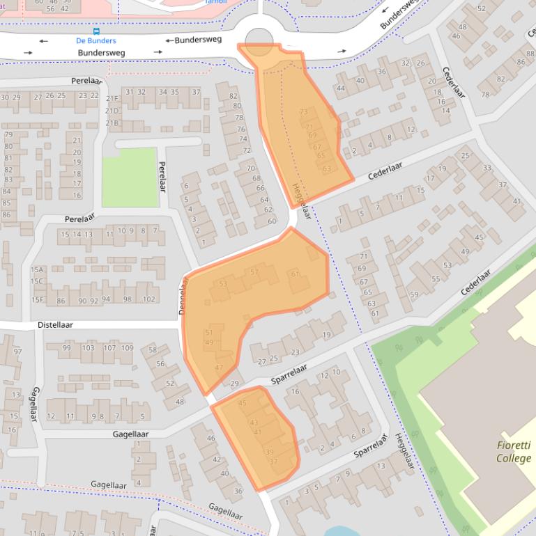 Kaart van postcodegebied 5467JL.