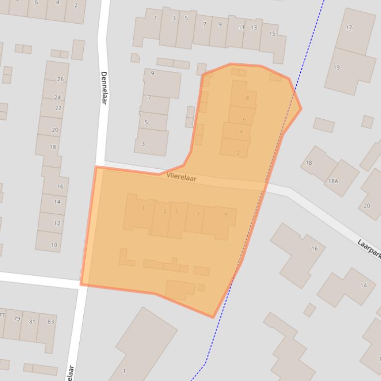 Kaart van postcodegebied 5467JV.