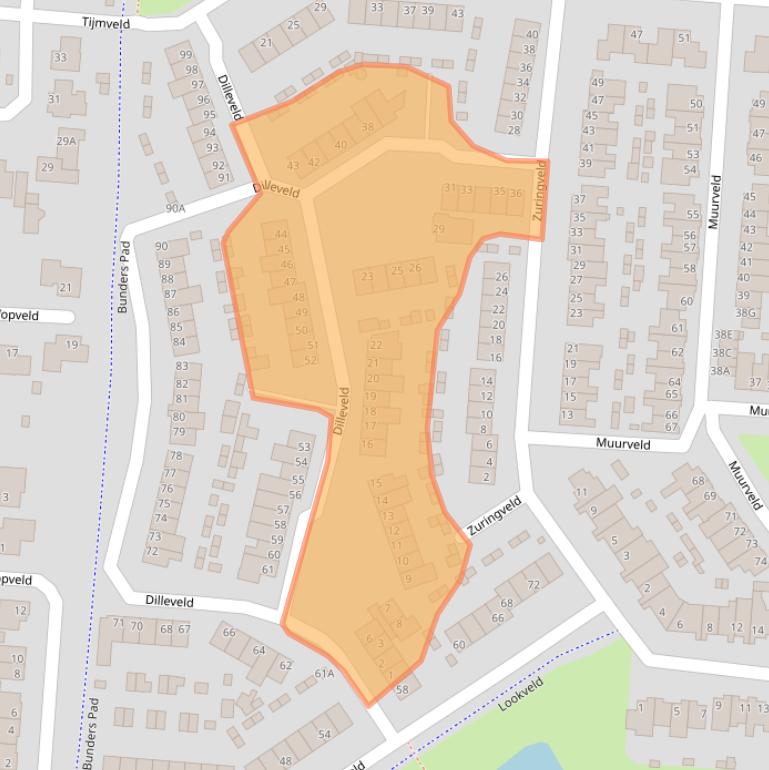 Kaart van postcodegebied 5467KK.