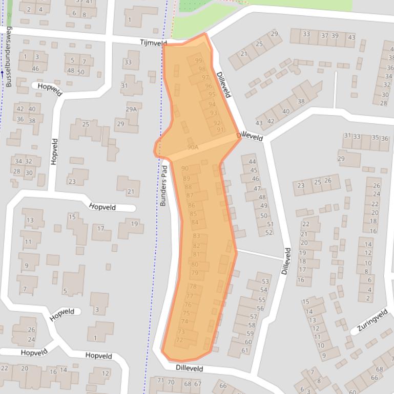 Kaart van postcodegebied 5467KN.
