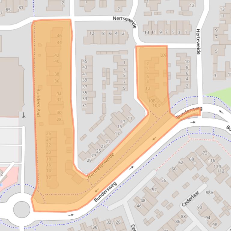 Kaart van postcodegebied 5467KZ.