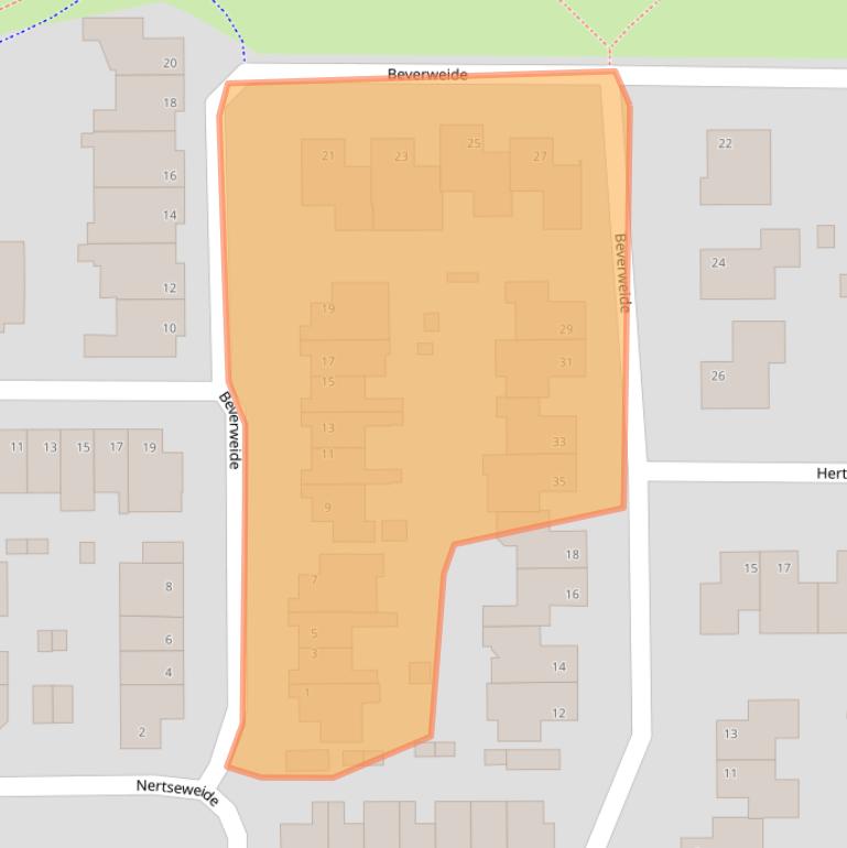 Kaart van postcodegebied 5467LB.
