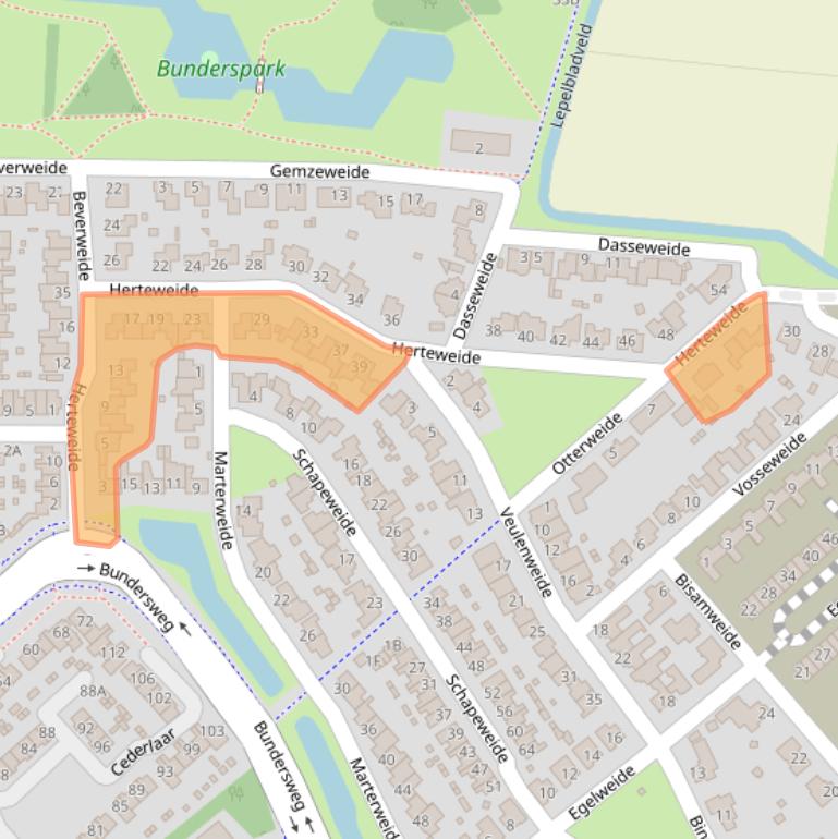 Kaart van postcodegebied 5467LG.