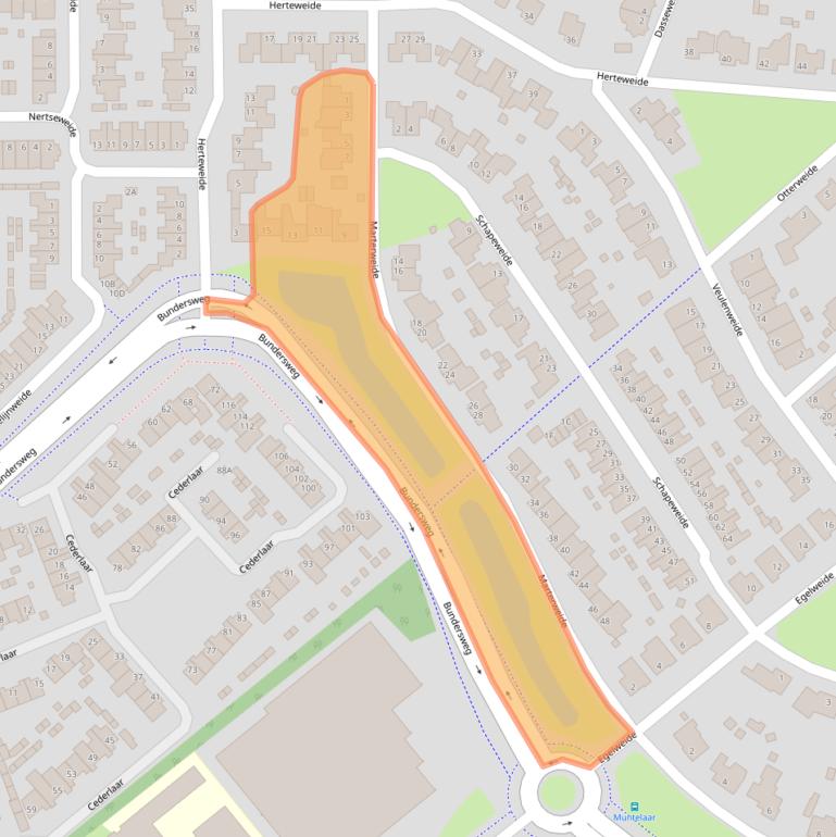 Kaart van postcodegebied 5467LK.