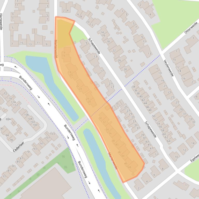 Kaart van postcodegebied 5467LL.