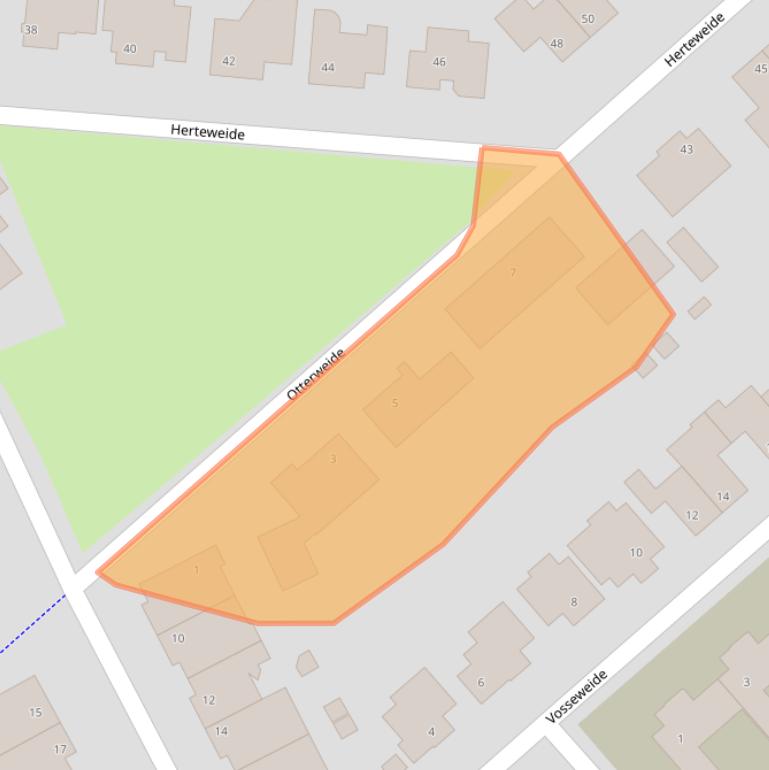 Kaart van postcodegebied 5467LR.