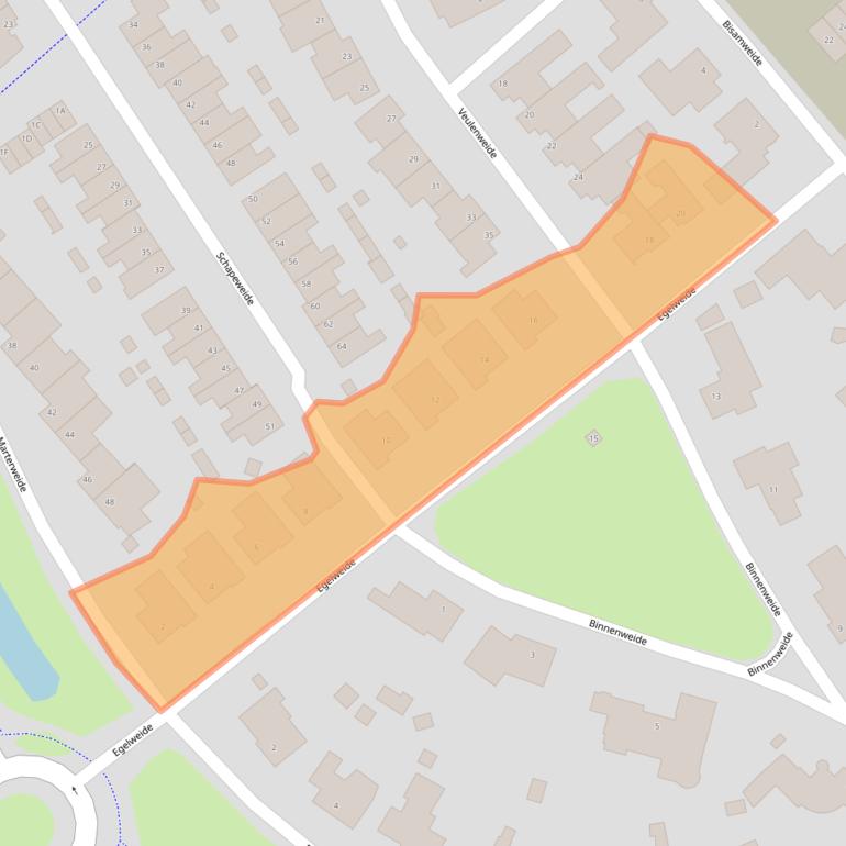 Kaart van postcodegebied 5467LW.