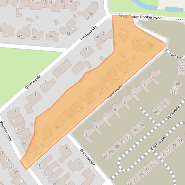 Kaart van postcodegebied 5467ME.